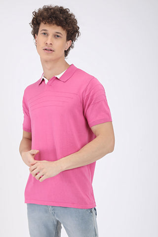 Pink Collar Shirt