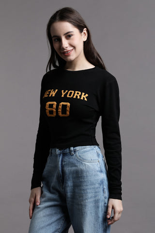 New York varsity full sleeve top