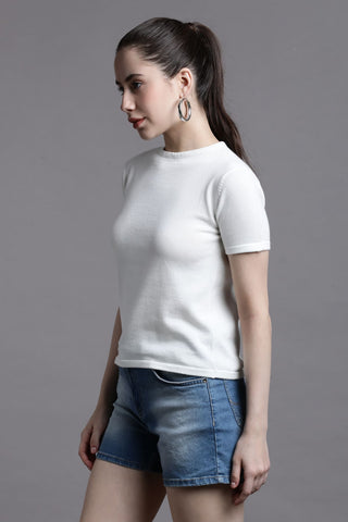 WHITE ESSENTIAL TOP