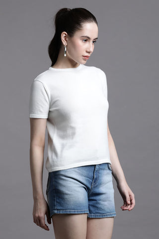 WHITE ESSENTIAL TOP