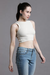 BASIC BLISS CROPPED TANK TOP