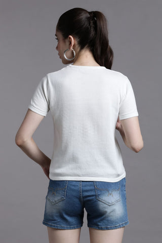 WHITE ESSENTIAL TOP