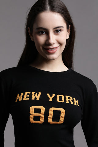 New York varsity full sleeve top