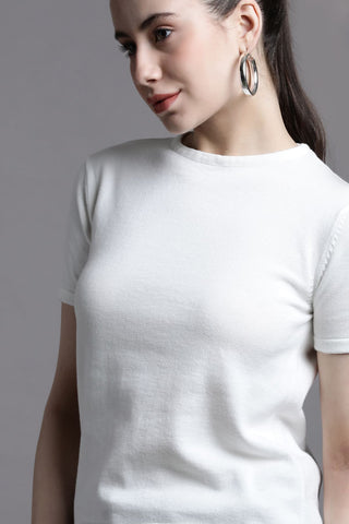 WHITE ESSENTIAL TOP