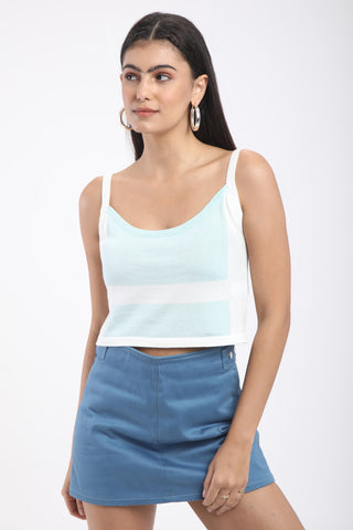 MINIMALISTIC SPAGHETTI CROP TOP - 2 (BM221)-B5