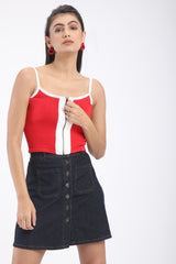 CROP TOPS WITH CONTRAST STRIPES (LTL1007-R5) MFC